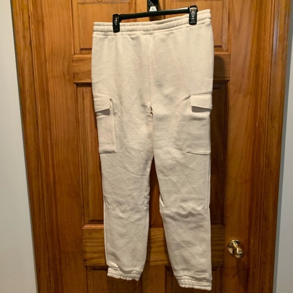 Roxy Flight Time Cargo Pocket Sweatpants Metro Heather Medium NWT - Picture 3 of 8